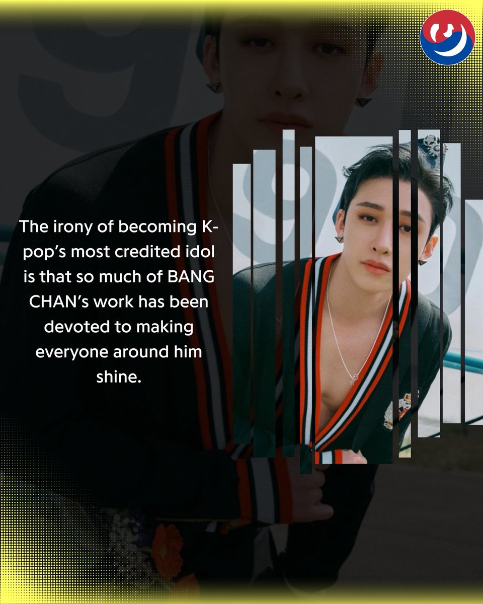 Genius_kor's tweet photo. With #THIS_AND_THAT, #BANGCHAN reaches a historic milestone as the idol with the most songwriting and composition credits registered with KOMCA!

So, join Genius Korea as we look back at one of the creative forces behind @Stray_Kids’ unmistakable sound ➡️ https://t.co/wtckciVvYP https://t.co/i3qOHXPPZC