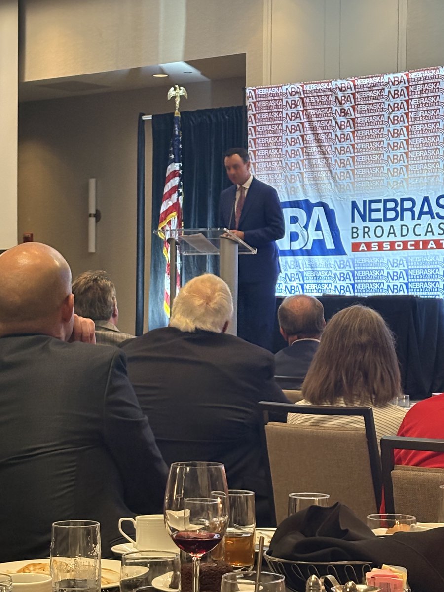 kevinkugler's tweet photo. Honored to be inducted into the Nebraska Broadcasters Hall of Fame tonight.  Getting to celebrate with my family and some of my colleagues was the cherry on top of a great night! https://t.co/EcRrLtyJKs