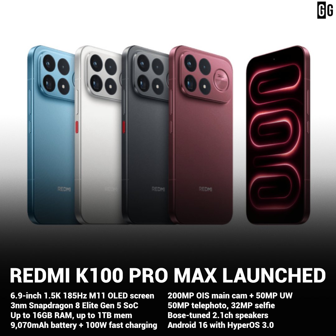 GIZGUIDEPH's tweet photo. Check out the highlights of the REDMI K100 Pro.

Check the comment section below for more info. ⬇️⬇️⬇️

#GIZGUIDEPH #Xiaomi #REDMI https://t.co/qy0F1VGPC0