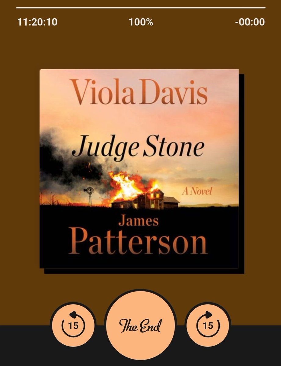 BBButler91's tweet photo. I just finished Judge Stone and loved it! If you liked A Time to Kill, I think you would like this too.  Viola Davis not only co-wrote it with James Patterson, but also did the narration. I thought it was great! I can already see it being adapted to a movie or series. https://t.co/7T1qAXC0XG