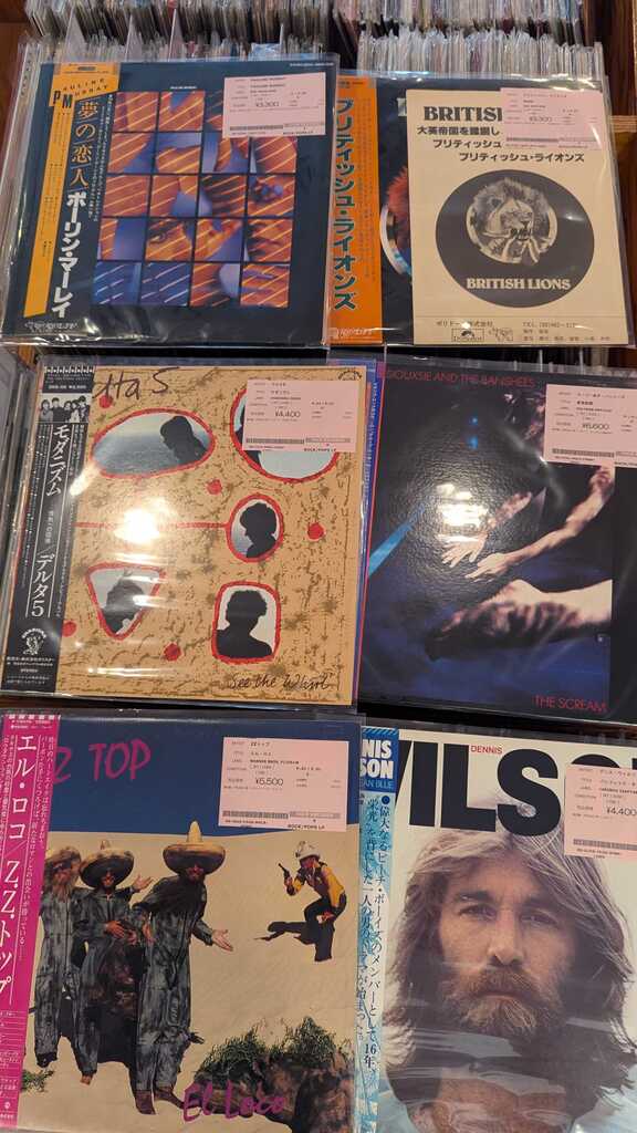 今日はPOST PUNK, NEW WAVE 国内盤帯付きPROMO白ラベル約20枚入荷しま