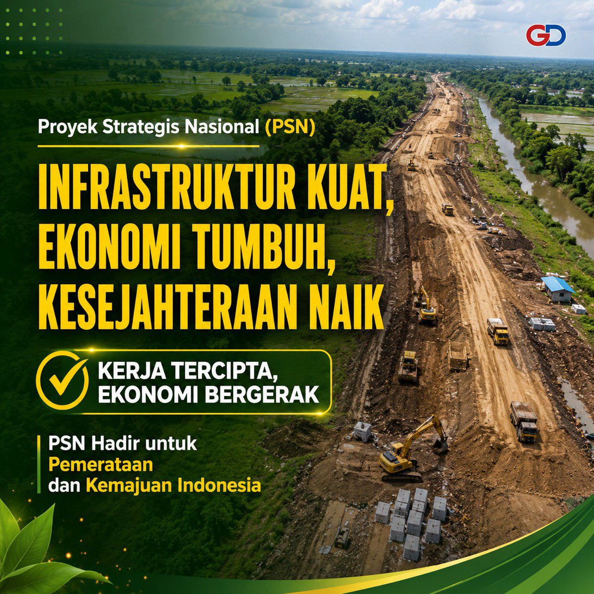 guardixdt's tweet photo. @AdeliaRosaij Infrastruktur kokoh untuk mendukung mobilitas dan perdagangan #hajiisam #gd_psn #jhonlingroup https://t.co/UkhAumxTA1