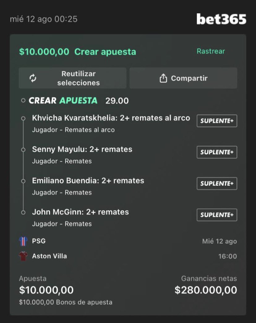 chombitaxeneize's tweet photo. REGALADA LAS CUOTAS🔥

x29

no use el 50% de aumento porque no se quienes juegan, pero estos venían jugando en sus ultimos partidos.
deberia de salir fácilmente https://t.co/MyyBJU6tpz