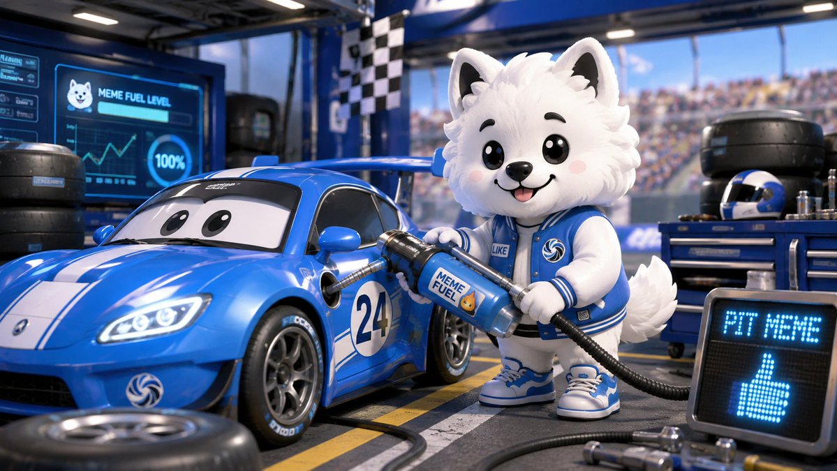LikeDaoOfficial's tweet photo. Pit stop time. 🏁🐾

Refueled with memes.
Back on track with $LIKE.
No brakes. Just vibes.

#LIKE #Solana #MemeCoin https://t.co/rS4UFn8W2u
