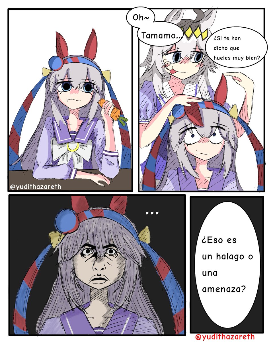 ElYomirsito's tweet photo. Otro cómic está vez de tamamo cross y oguri cap
#umamusume #umamusumeprettyderby #tamamocross #oguricap #fanart https://t.co/HH6rt8o1vH