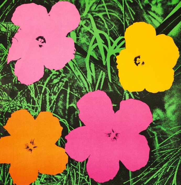 eldstdaughtr's tweet photo. warhol flowers https://t.co/Q1NtJQ2CPC