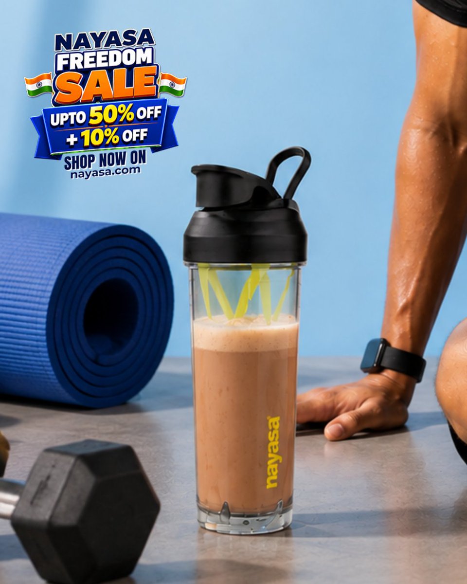 Nayasa_India's tweet photo. π¨ Freedom Sale is HERE!
Enjoy UP TO 50% OFF on your favourite Nayasa products.
Don't wait the best deals won't last forever.
#FreedomSale #IndependenceDay #Nayasa #SaleLive #LimitedTimeOffer https://t.co/NwK12yeGyM
