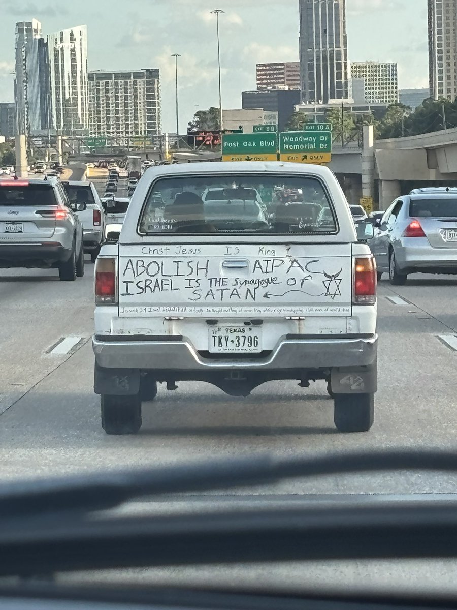 crockpot199's tweet photo. Brave soul, sending prayers for the safety of your truck #thebigyahu https://t.co/9L9fTj7bBb