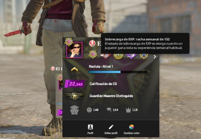 ElChapoCS2's tweet photo. @ThourCS2 I’d like to know what criteria Valve uses for invitations. What else do I need to do to be considered trustworthy and collaborate? 132 weeks. Good rank. Skins, a great Trust Factor. I play every day. Let's hope the invitations reach the right people... https://t.co/r7s5WjcHQk