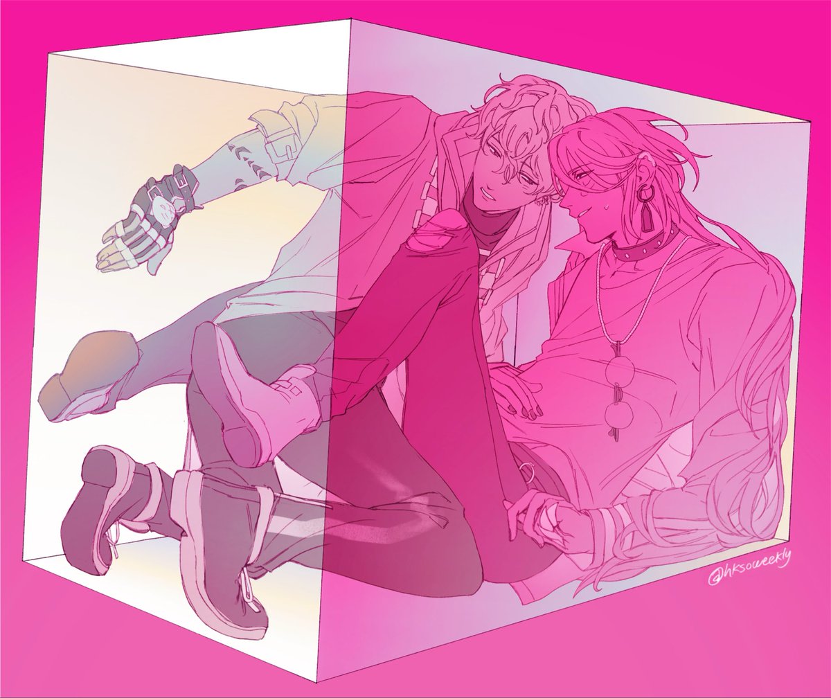 hksoweekly's tweet photo. the evil yaoi box that pushes them closer together #hokushion #ほくしお https://t.co/L4OCeLJGGs