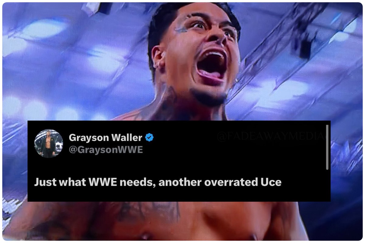 FadeAwayMedia's tweet photo. Grayson Waller speaks on the recent Zilla Fatu signing: https://t.co/G5Q0Avpvmb
