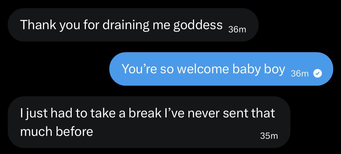 realsophreid's tweet photo. โBaby boyโ but in a degrading way. I also love it when I break their sending streak ๐คญ
#findom #finloser #humanatm https://t.co/uZa0BvIFl2