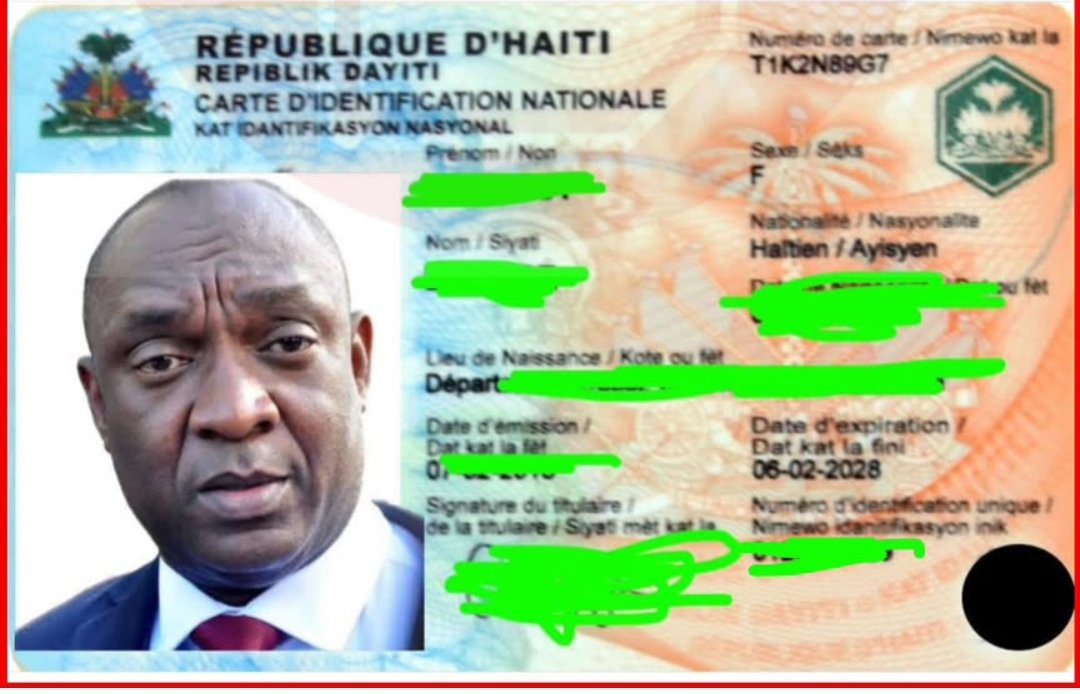 seide_dorcey's tweet photo. Selon notre source, la carte d'identification nationale falsifiée circule à travers les réseaux sociaux. Elle contient la photo de l'ancien sénateur de l'Artibonite, Youri Latorture, est fausse. Elle est l'œuvre du prétendu journal Le Devoir. @mopamtvmedia. https://t.co/5iyVJeOMJu