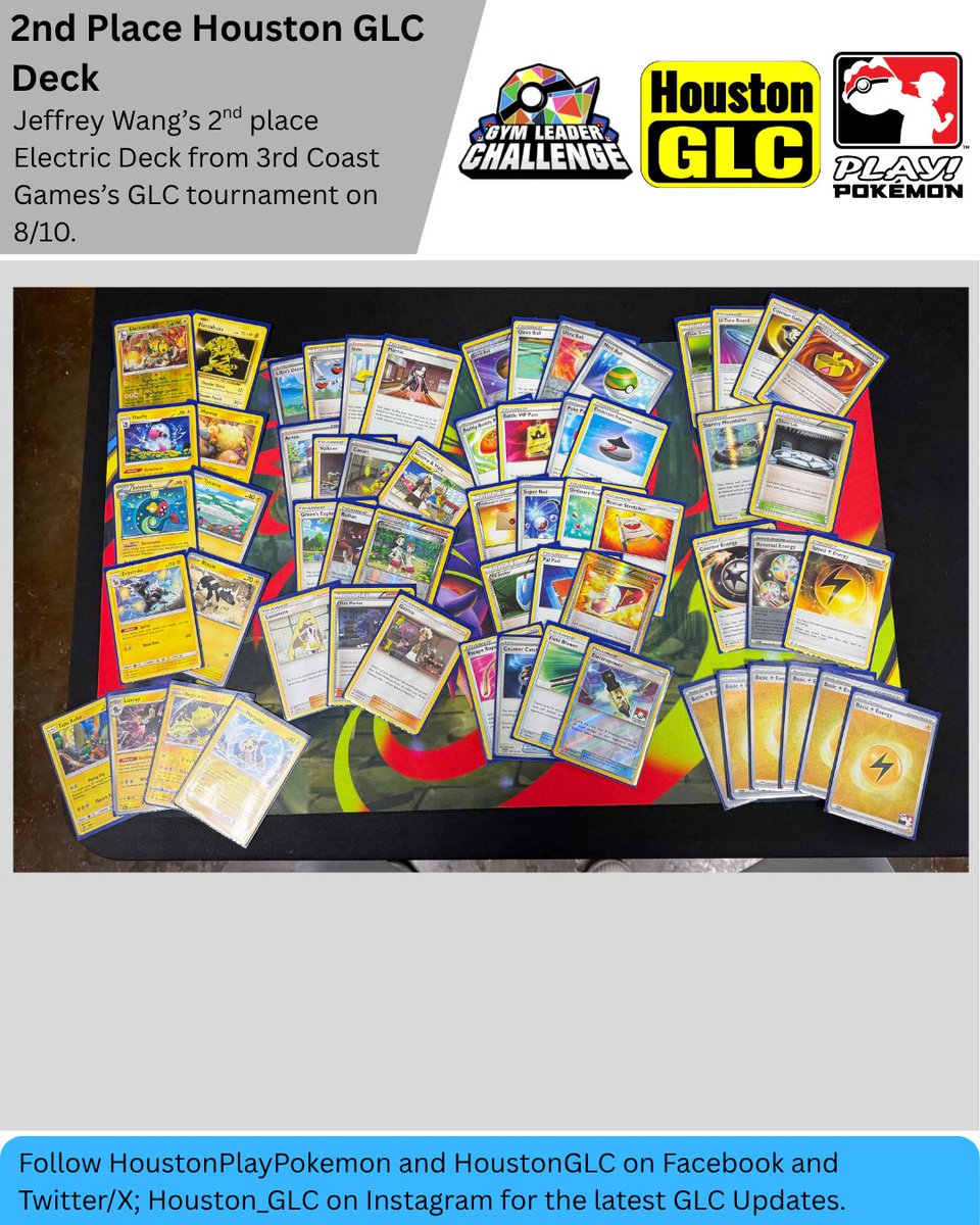 HoustonGLC's tweet photo. RECENT HOUSTON GLC TOURNAMENT WINNER AND WINNING DECK! PLUS SECOND PLACE DECK! https://t.co/hckQJMyIXT