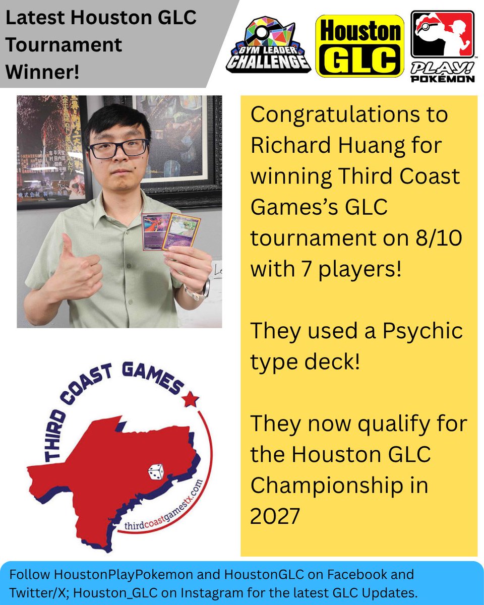 HoustonGLC's tweet photo. RECENT HOUSTON GLC TOURNAMENT WINNER AND WINNING DECK! PLUS SECOND PLACE DECK! https://t.co/hckQJMyIXT
