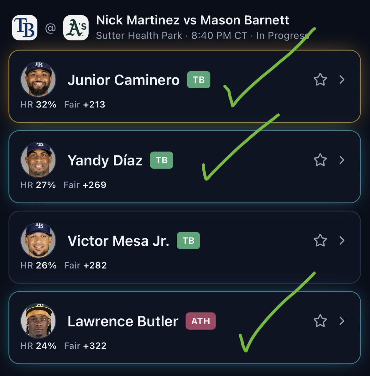 CalculatedGreen's tweet photo. Swept this game✅💣

#Gambling𝕏 #GamblingTwitter #GamblingCommunity #MLB https://t.co/gz9DNbNJ49