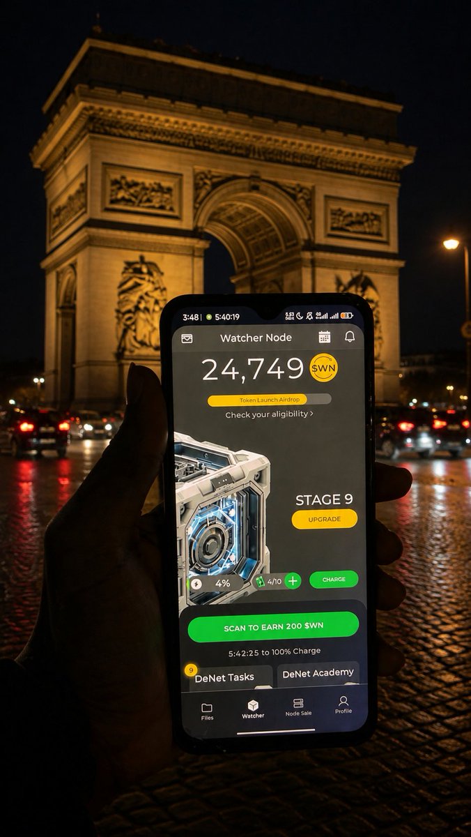Tharandomkiddd's tweet photo. Launching watcher node to secure @DeNetPro storage network, live from Paris #watchersEverywhere https://t.co/ckDP1Ie2bo