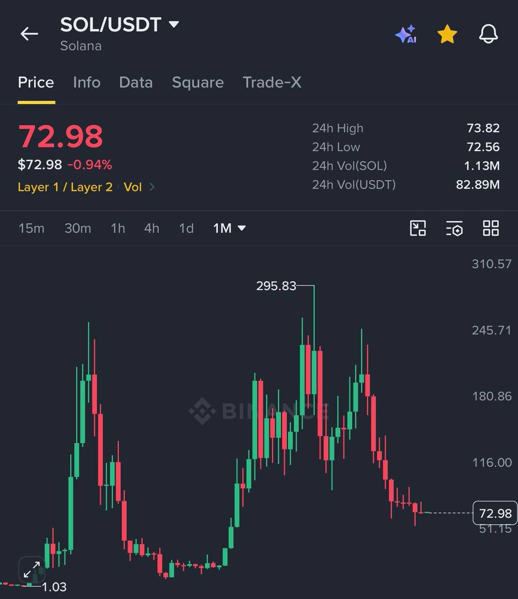 notpawss's tweet photo. $SOL just closed 10 consecutive red monthly candles for the first time in history. https://t.co/nNbokOvpbm