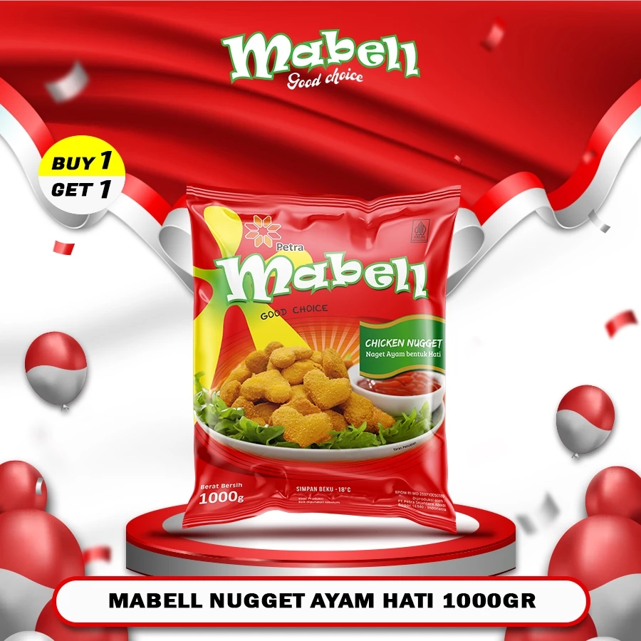 eDaunInspirasi's tweet photo. BORONG SEKARANG! 😍 Dapatkan promo BUY 1 GET 1 untuk Mabell Nugget Ayam Hati 1000gr. Stok makanan favorit jadi makin hemat dan praktis.
Klik linknya: https://t.co/FTIaw6a0bx
#BandingkanHematnya #PromoMabell #DiskonShopee https://t.co/FMV6JCE99M