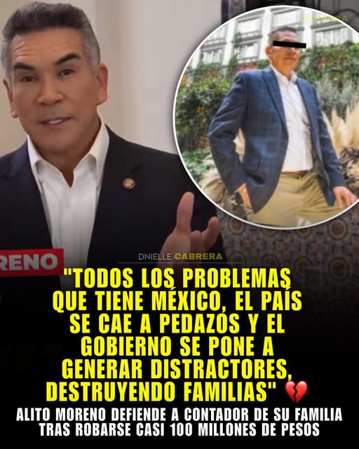 AntonioJMarti's tweet photo. Dnielle Cabrera

PERO QUÉ TRISTE CASO 
El presidente del PRI Alito Moreno asegura que el gobierno de la 4T con tal de generar distractores detuvieron al inocente contador de su familia, porque mientras el país se cae a pedazos van por un contadorcito que ayudó a desviar 100 milloncitos de pesos nada más