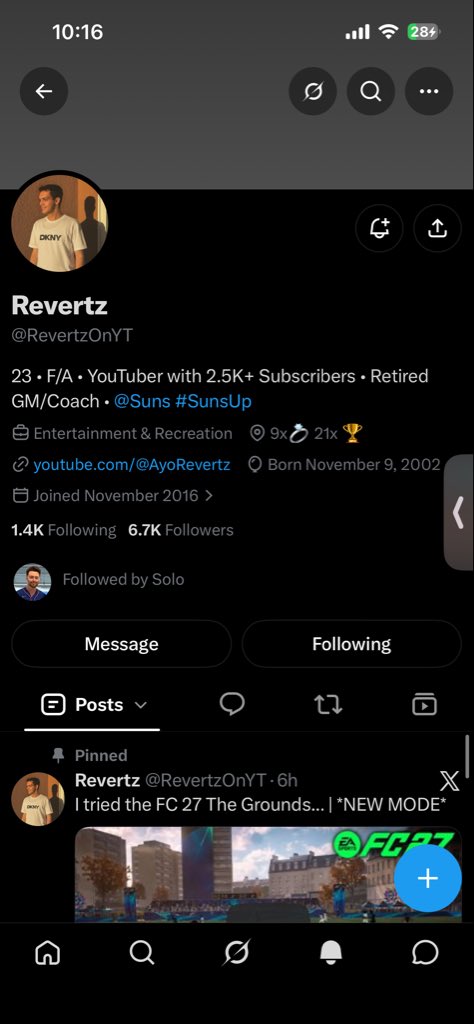 Garretthatch8's tweet photo. @YT_Solo @RevertzOnYT https://t.co/oolqyY76Tn