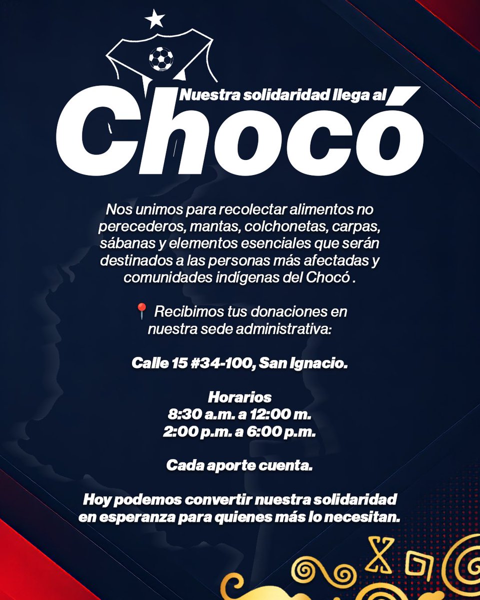 DeporPasto's tweet photo. Solidaridad y unión por nuestro país. Ahora es el momento https://t.co/2e6lGpSAt9