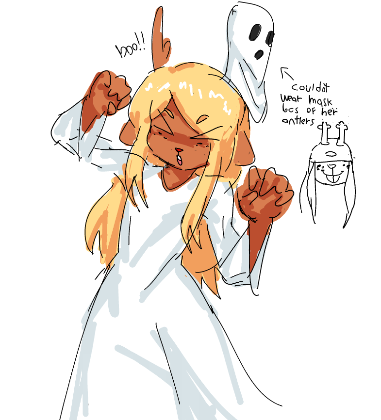 lilo223312's tweet photo. spooky noelle! #DELTARUNE https://t.co/xijEVO3vF2