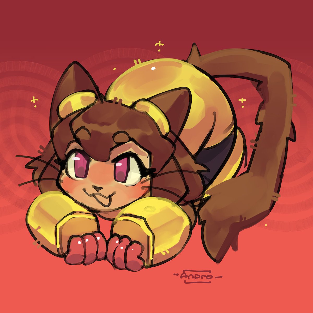 androdraw's tweet photo. Kit loaf 🐈🍞 https://t.co/Sg2hgrnGjw