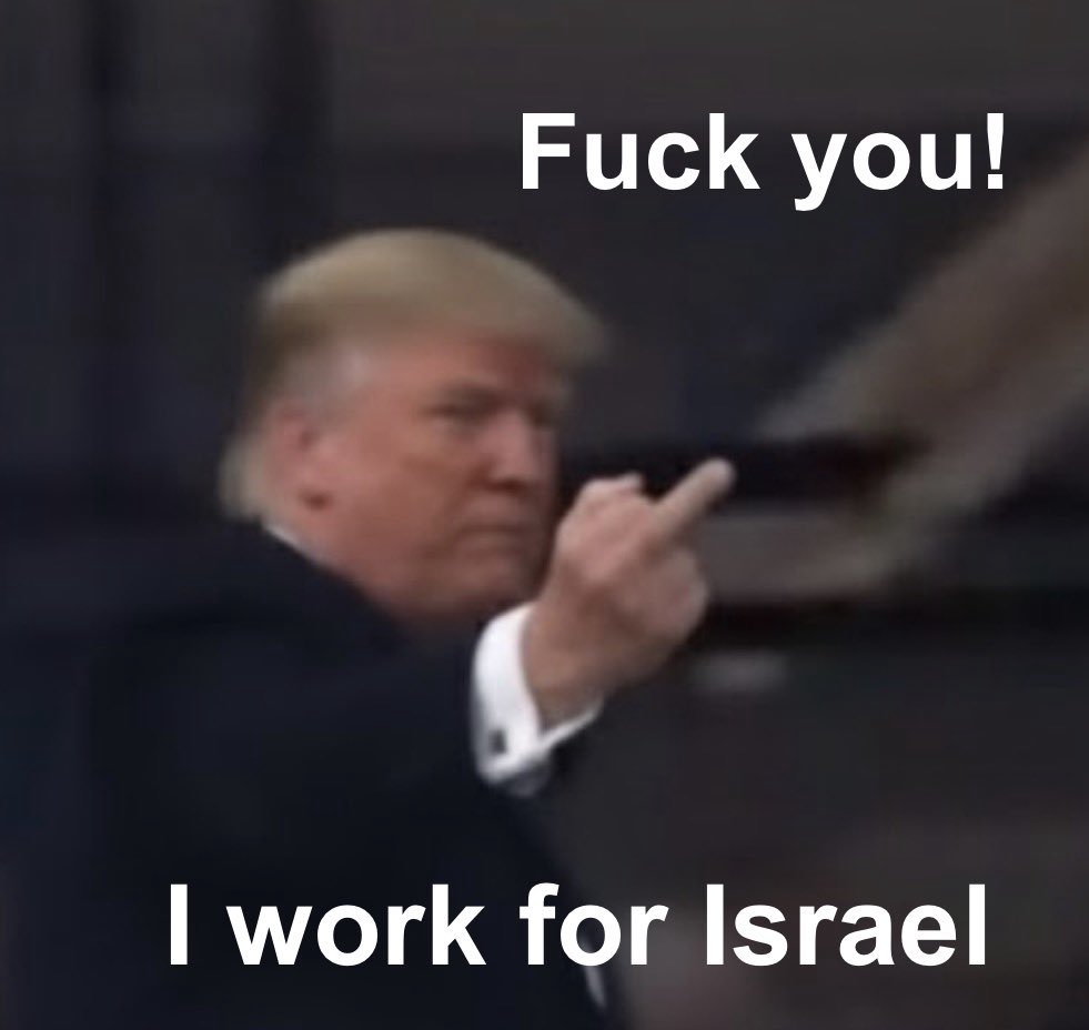 FreeTheAmerican's tweet photo. @GusHxo @FmrRepMattGaetz Trump abandoned me nitwit, and the post was about blaming Netanyahu for Trump’s decision to go to war with Iran. Did you even watch the video of Trumpstein campaigning for 10 years on not doing what he did?

Supported him for 10 years. You can be a fool all you want, I’m done. https://t.co/SkFS24Oq8D
