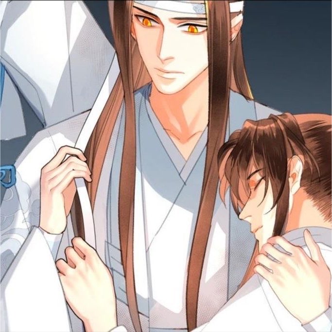 Elizabethswwann's tweet photo. No matter how strong wei wuxian tries to be, lan wangji always knows when he needs to be held 🥺 https://t.co/VCGZAvRR1y
