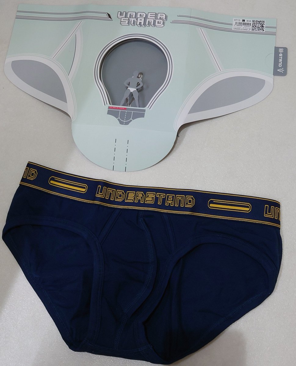 UrVdevjo2T1LMEx's tweet photo. 新しい��ンツ買った！すごく穿きやすくて好きなイージーモンキーさんの新色ブリーフ！パッケージもブリーフの形してて面白いw https://t.co/ccmxTHMwLH