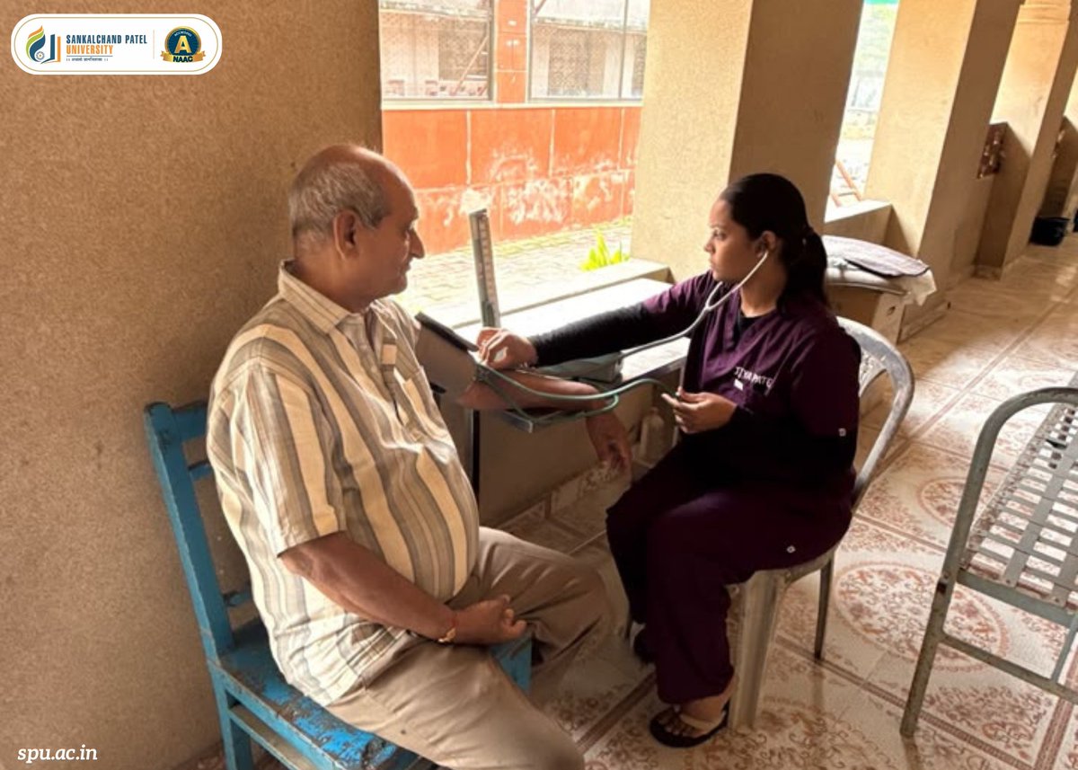 spuvsn's tweet photo. The Community Physiotherapy Department of Nootan College of Physiotherapy, SPU, successfully conducted a Community-Based Rehabilitation (CBR) visit to Sai Dham Old Age Home, Vadnagar on 11th August,2026. https://t.co/mgo3QPEoWN