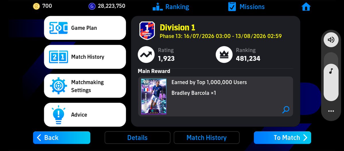 supercity25's tweet photo. I honestly don't need this guy but anyways, see you in efootball 2027 🤝 https://t.co/r5sjOWU7ma