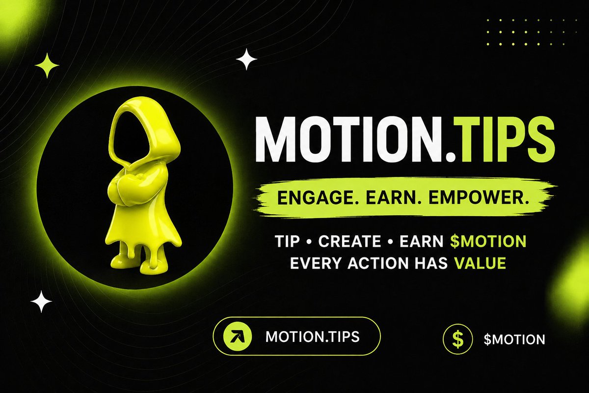 Deril_25's tweet photo. Menurutku kalau mau ikut meramaikan @motiontip , mulai aja dari tip kecil dulu, misalnya 100–1.000 $Motion.

Nggak perlu besar, yang penting konsisten interaksi dan support sesama user. Kalau makin banyak yang ikut, ekosistemnya juga makin hidup.

Worth trying imo. https://t.co/eaQ6vmLH7g