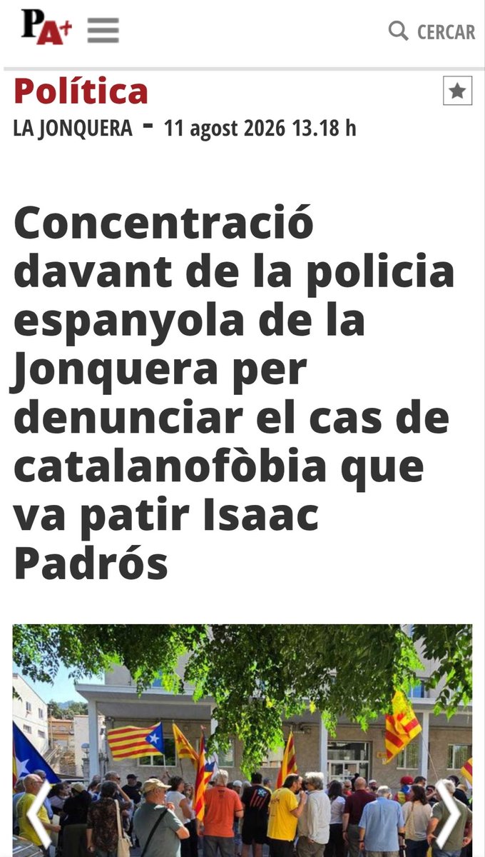 domenechsalvado's tweet photo. De veritat que sou el govern de tothom @salvadorilla @socialistes_cat ?
Defensareu al ciutadà i diputat @IsaacPadros que ha estat humilitat pels Grisos per la ceguesa i per parlar la llengua pròpia del país?
A veure si l'eclipsi us fa aparèixer el Seny sense Grisos... https://t.co/4cBCSOX5SN