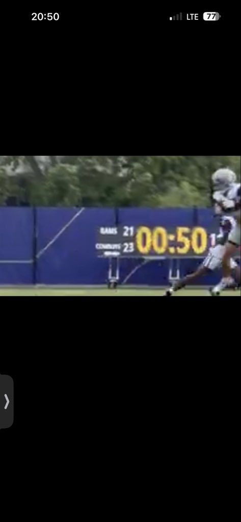 DallasDevil9's tweet photo. @lluljames @BigKason92 Here’s a Cowboys one.

It’s a scenario drill https://t.co/r13bjc4Cp6