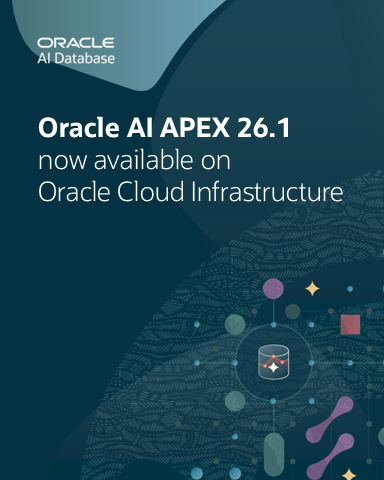 OracleExadata's tweet photo. AI can build applications. Oracle APEX AI Application Generator helps build enterprise applications—with governance, security, and control built in. Learn more: https://t.co/cUKubG5ZrK https://t.co/2Tlbzo1y78