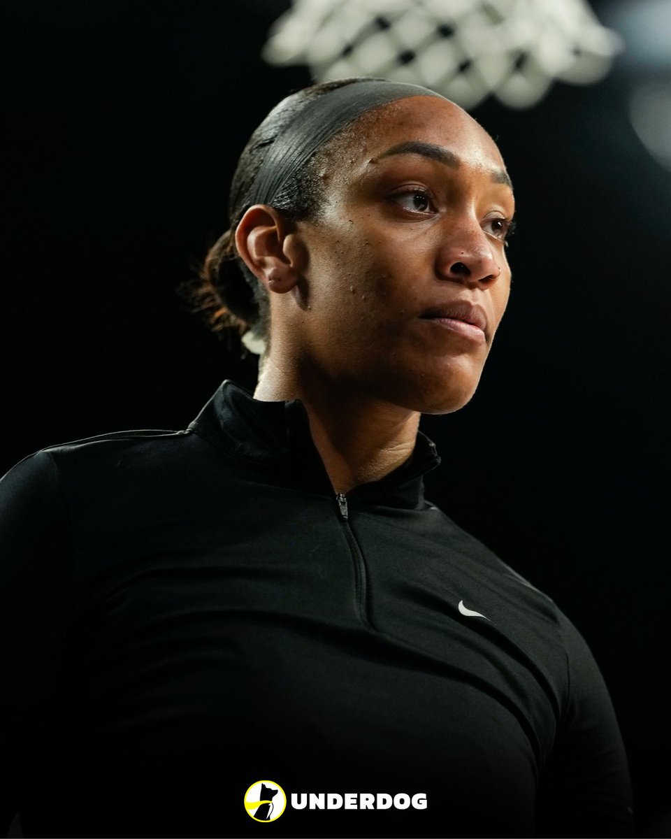 UnderdogWNBA's tweet photo. A'ja Wilson in win over Mystics:

26 PTS
13 REB
4 BLK

Her 6th game with at least these numbers or better since 2024; no one else in the WNBA has one such game in that span. https://t.co/bL3SsjzuAz