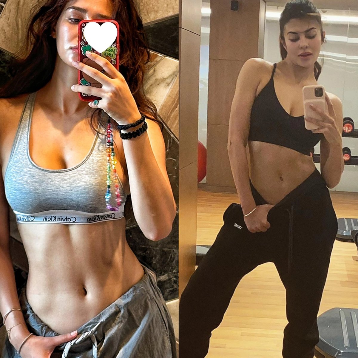 BalconyTalks_'s tweet photo. In terms of fitness, who do you think is better?? Disha Patani or Jacqueline Fernandez?? https://t.co/fg1D2FoRFR