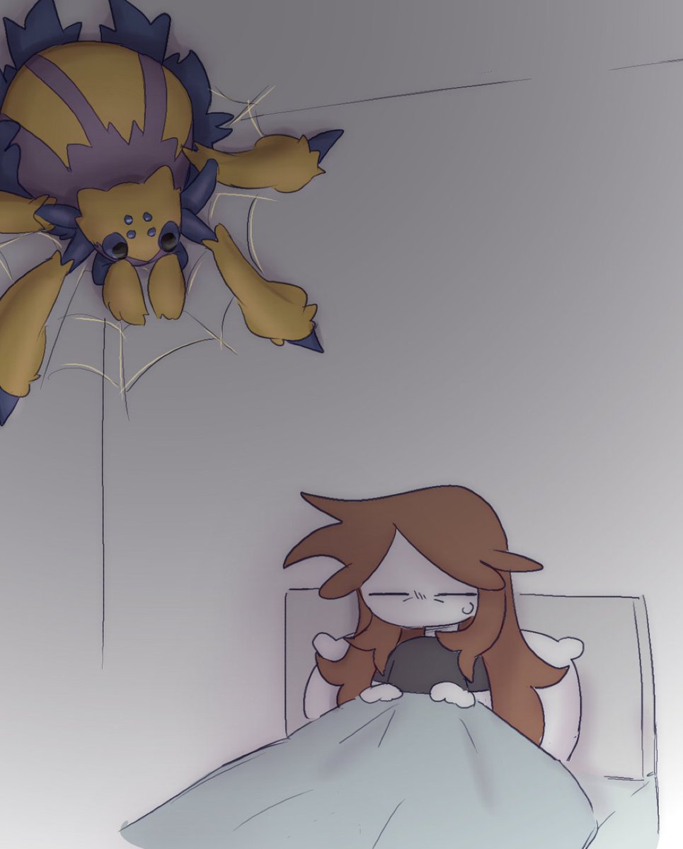 woooogaa's tweet photo. to the spider in the corner of my room, can we agree to sleep and not move around at night https://t.co/I8AZ0GT8gW