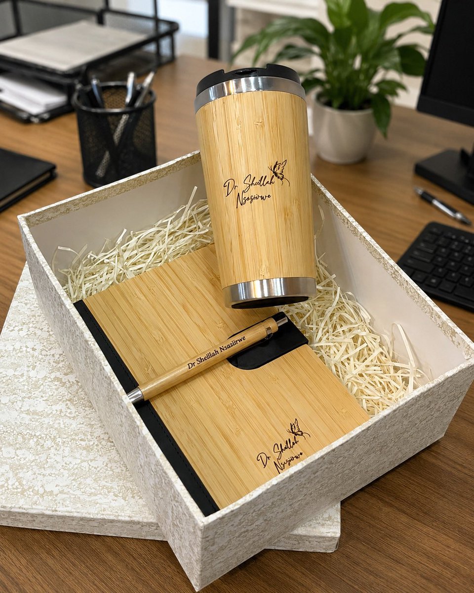 glarearmani's tweet photo. Wooden Gift Combo 🎁
Notebook Mug Pen/Keyholder(All Wooden) 

Prices:150,000ugx

Impress your team, clients, or partners with elegant eco-friendly wooden gift sets. Personalize with names, logos, or messages for that unforgettable touch.

WhatsApp/Call: 0707267566/@glarearmani