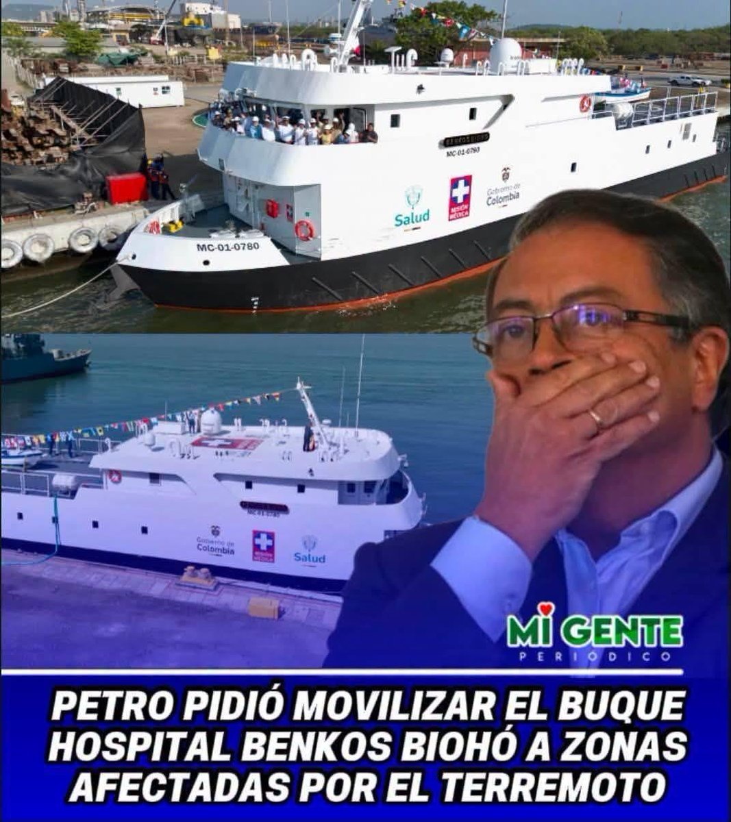 carjavi72's tweet photo. 1. Se le burlaron  por crearlo 
2. Le negaron hacer más . 
3. Y hoy es de las pocas posibilidades que hay de ayuda para Buenaventura y chocó lugares donde están incomunicados, el lugar de mayor afectación y  donde no hay paso terrestre. https://t.co/ZHKbp6kpLM