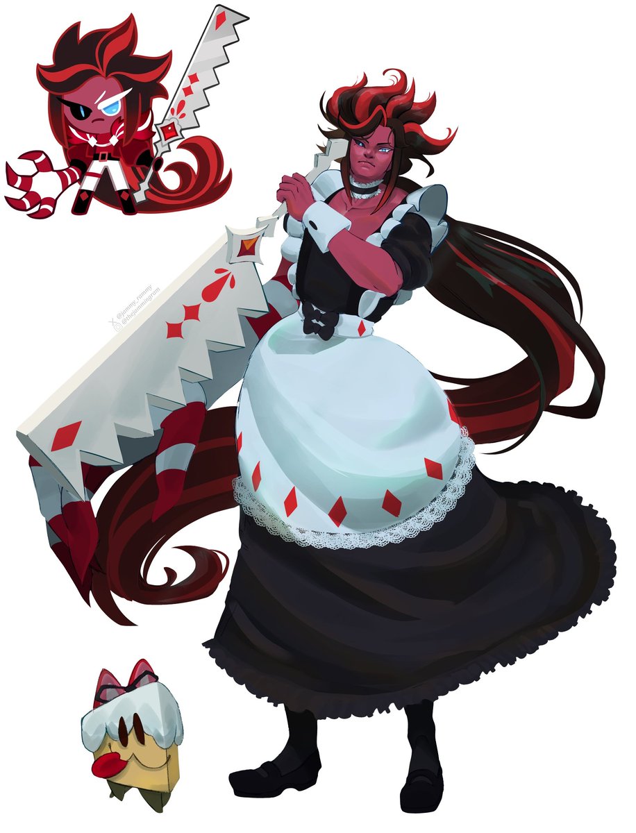 jammy_rammy's tweet photo. Cookies... In maid dresses? 
#CookieRun #CookieRunKingdom #CookieRunFanArt https://t.co/aEBzl0k7Tn
