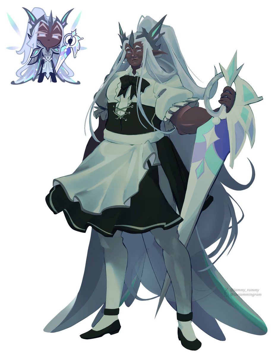 jammy_rammy's tweet photo. Cookies... In maid dresses? 
#CookieRun #CookieRunKingdom #CookieRunFanArt https://t.co/aEBzl0k7Tn