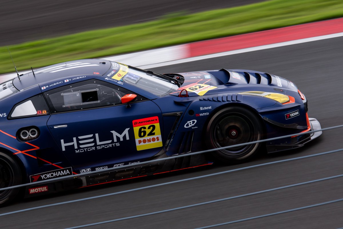 haurauki_vab's tweet photo. SUPER GT Tire development test for 2027 in Fuji Speedway
#62 HELM MOTORSPORTS GT-R
Y.Hiraki @YuyaHiraki /R.Hiraki @ReijiHiraki /K.Hiramine
#SUPERGT #富士スピードウェイ #HELM #HELM62 @HELM_MS_62 https://t.co/nlYWGvwOYc