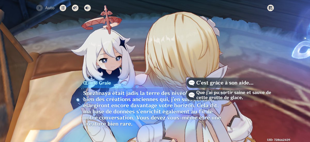 flnsnku's tweet photo. @GenshinImpact les dialogues bug c’est relou 😾 https://t.co/buKnoX6En9