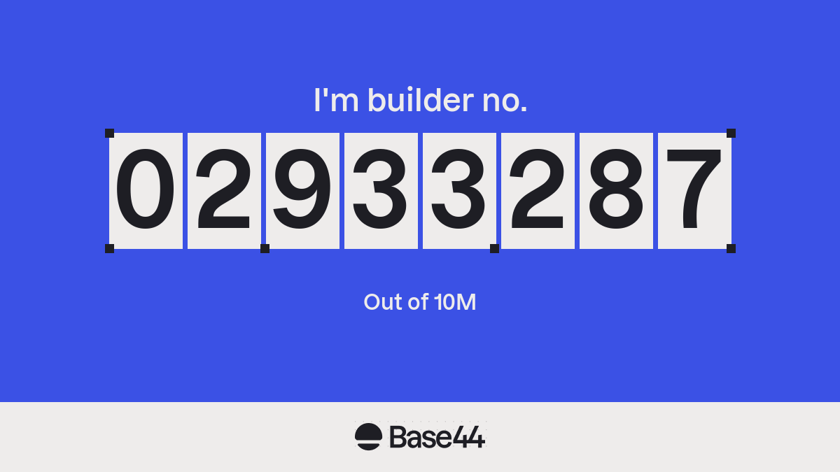 rinkesh_parekh's tweet photo. @Base44 @Base44 looking forward. https://t.co/w5UyfaZjGZ