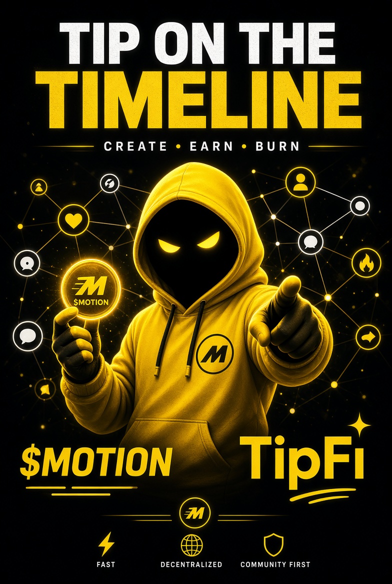 peun560's tweet photo. TipFi is LIVE on @motiontip
Post. Get scored. Earn $MOTION tips.
Burn supply every cycle. Tip straight on the timeline.Just reply: @tipmotion 1000No signup. No wallet. Real bagwork only.10K+ already in.
motion.tipsCREATE. EARN. BURN.
#TipFi #MOTION https://t.co/sdYxeaVhjS