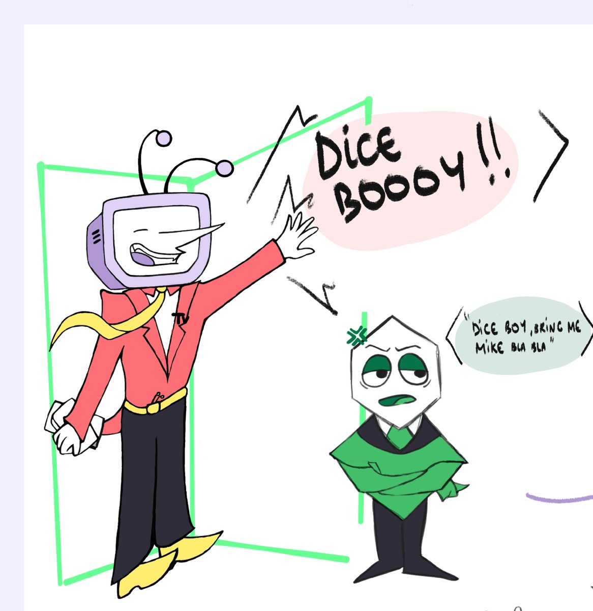 tvino44's tweet photo. Happy cause boss needs him ˶˃𐃷˂˶ #battenna #deltarune https://t.co/BLqLaOAxul