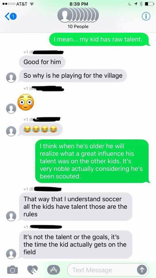 SportsBruv's tweet photo. when you get added to a random soccer mom group chat by mistake (1/2) https://t.co/wF8rFK1QXX
